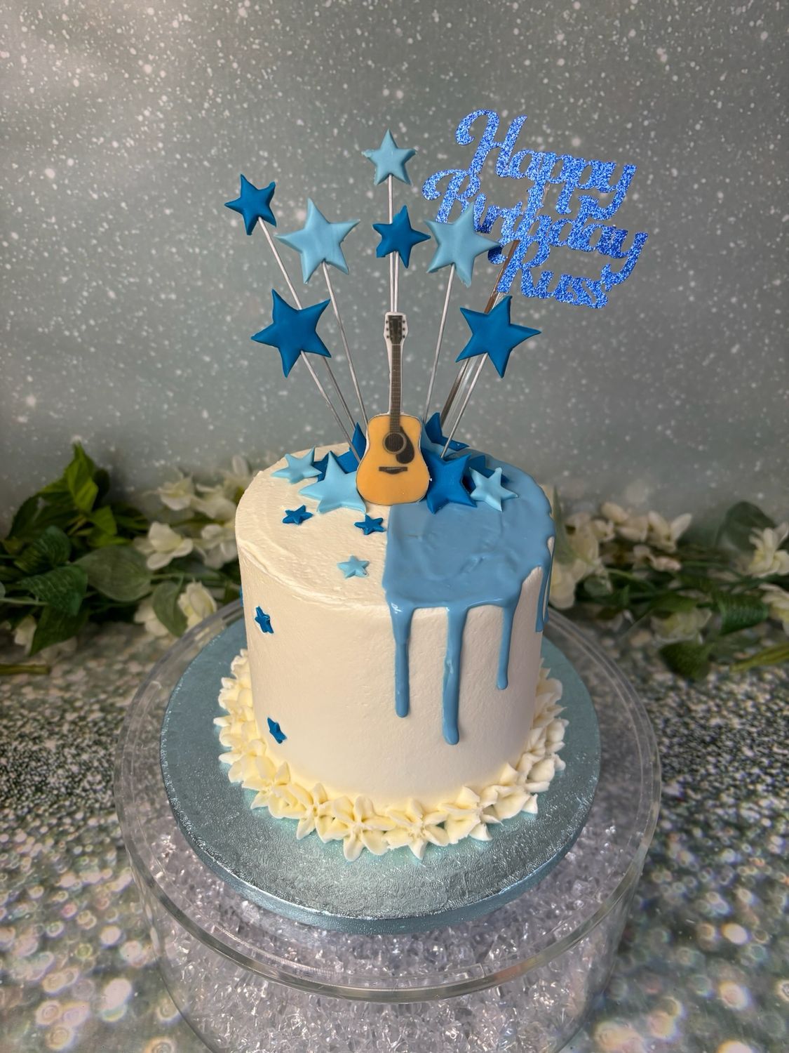 Guitar Drip Cake