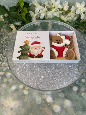 Single Christmas Teddy Shortbread
