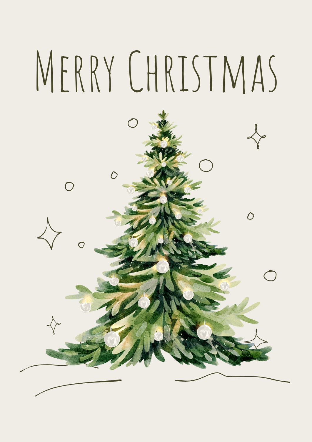 Cake In A Card - Christmas Tree