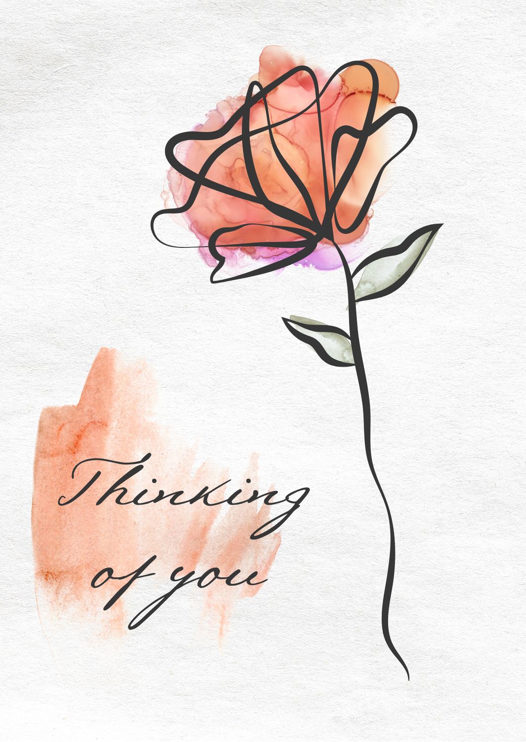 Cake In A Card Thinking Of You