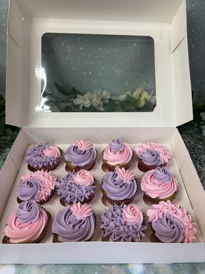 Cupcakes With Coloured Frosting