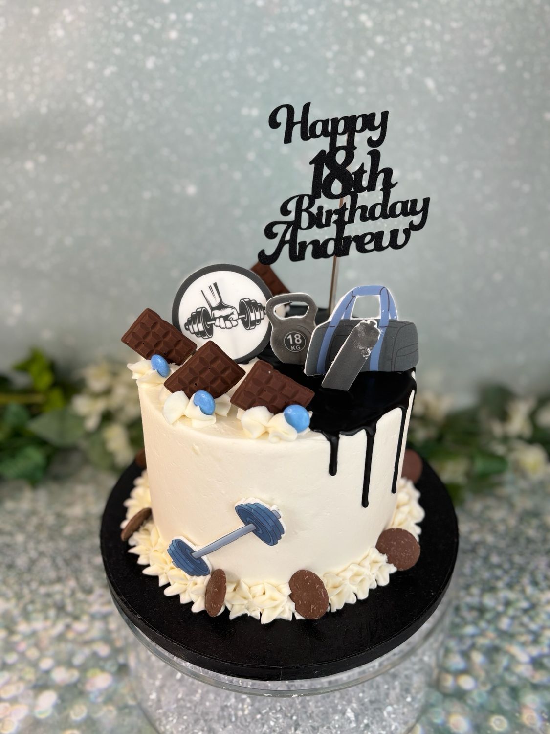 Gym Theme With Frosting &amp; Drip