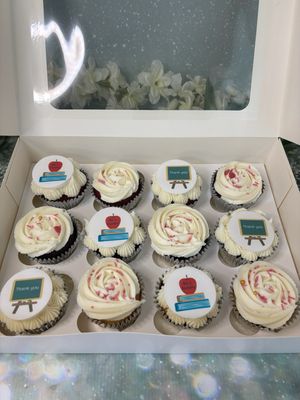Thank You Teacher Cupcakes