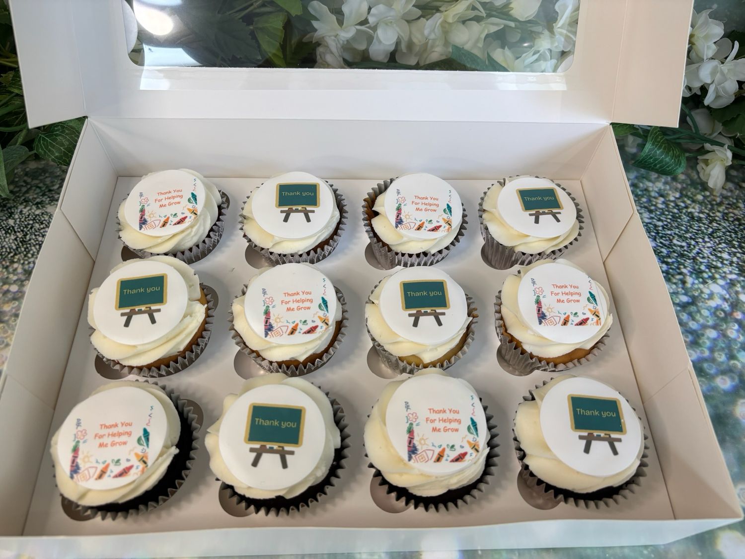 Thank You Teacher Cupcakes