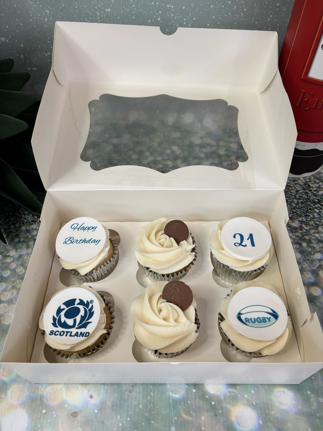 Rugby Cupcakes