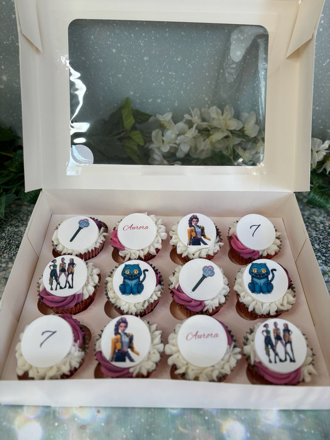 Kpop Demon Hunters Themed Cupcakes