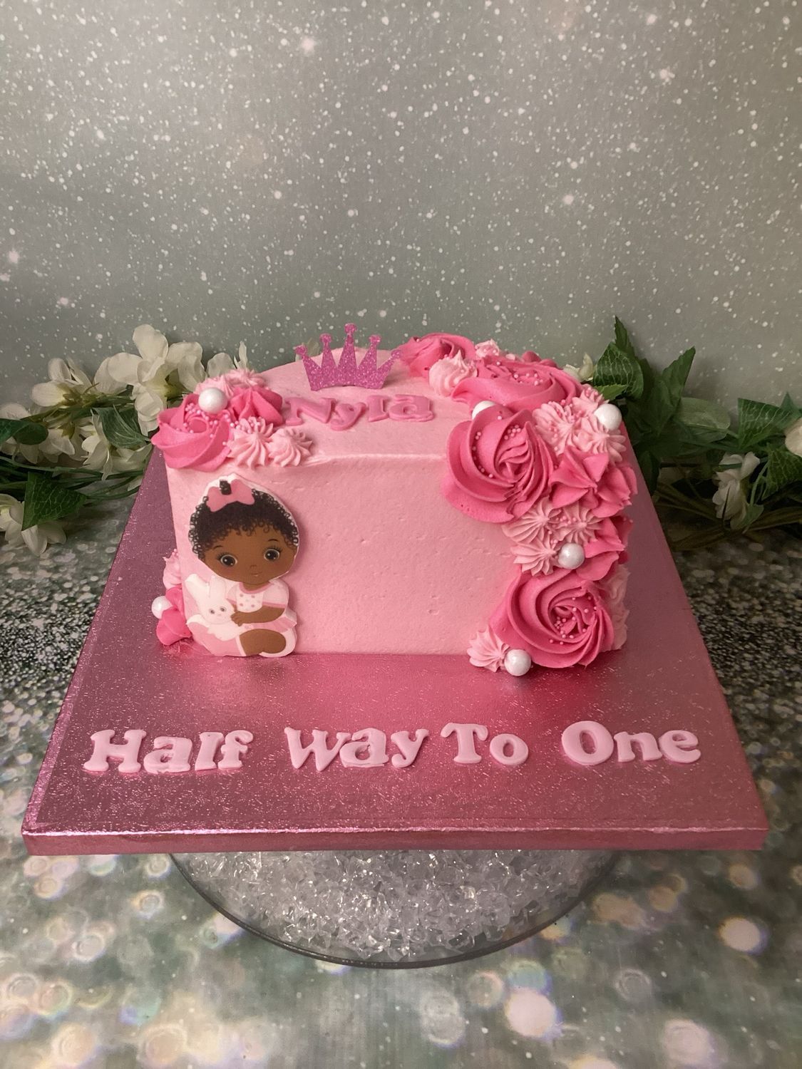 Halfway (1/2 Way) To One Baby And Piping