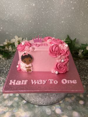 Halfway (1/2 Way) To One Baby And Piping