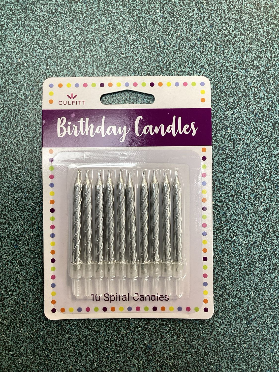 Silver Candles (10 In A Packet)