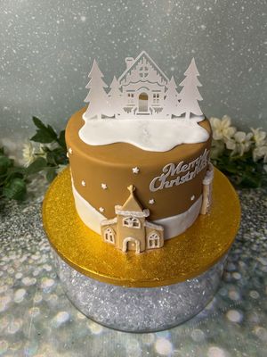 Christmas House Scene