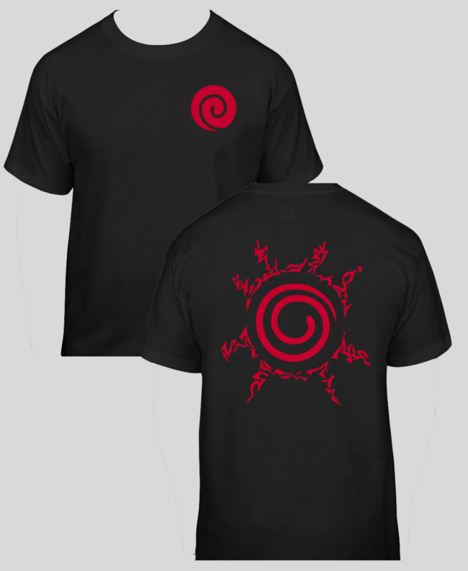 9 tailed seal mark, Uzumaki Clan T-shirt