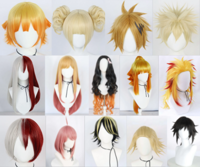 Anime Synthetic Cosplay Wigs Pre-Order