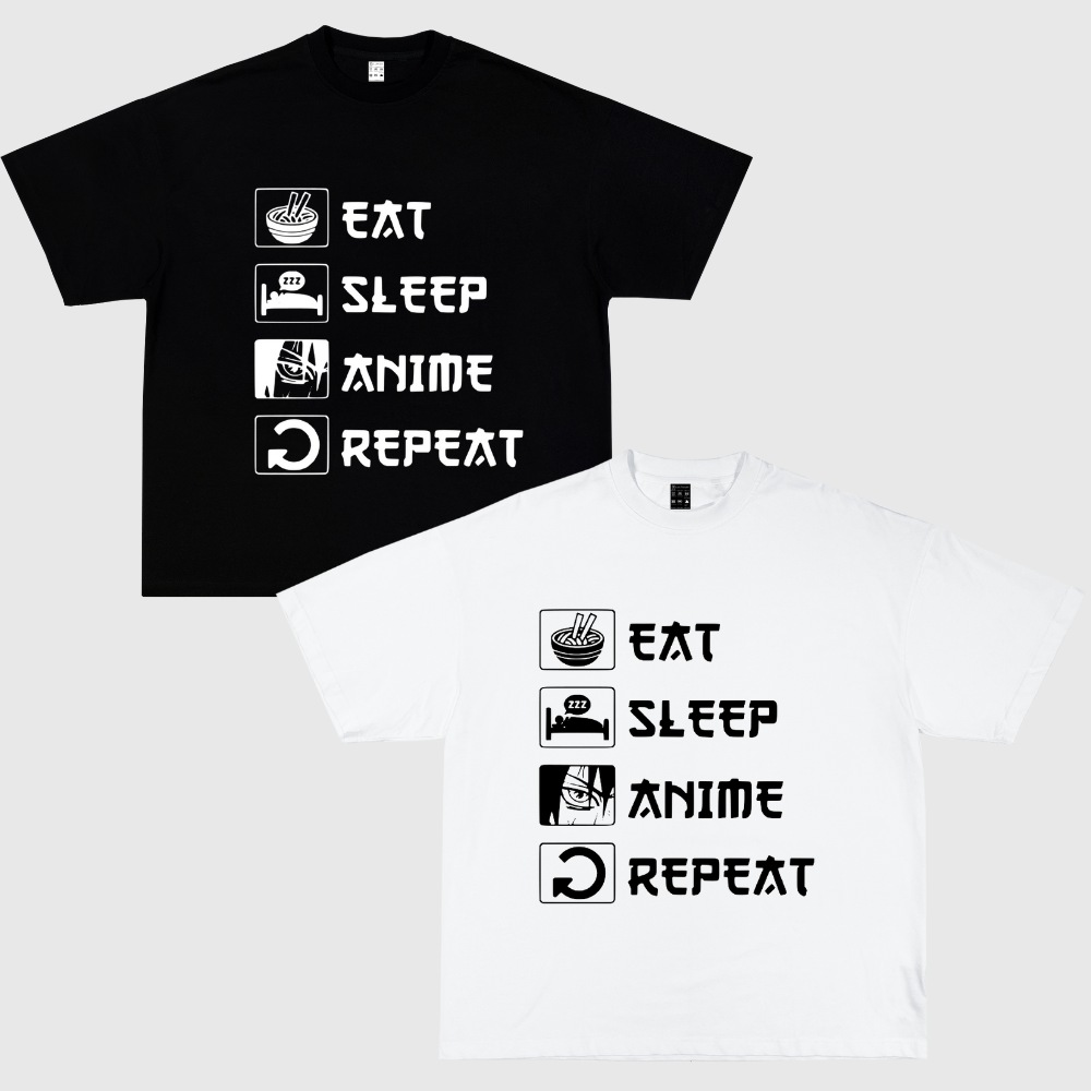 Eat Sleep Anime Repeat T-shirt/ Sweater/ Hoodie