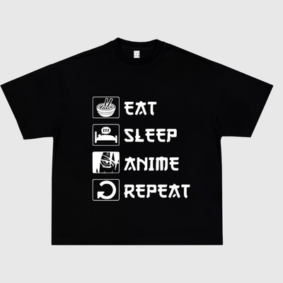 Eat Sleep Anime Repeat T-shirt/ Sweater/ Hoodie
