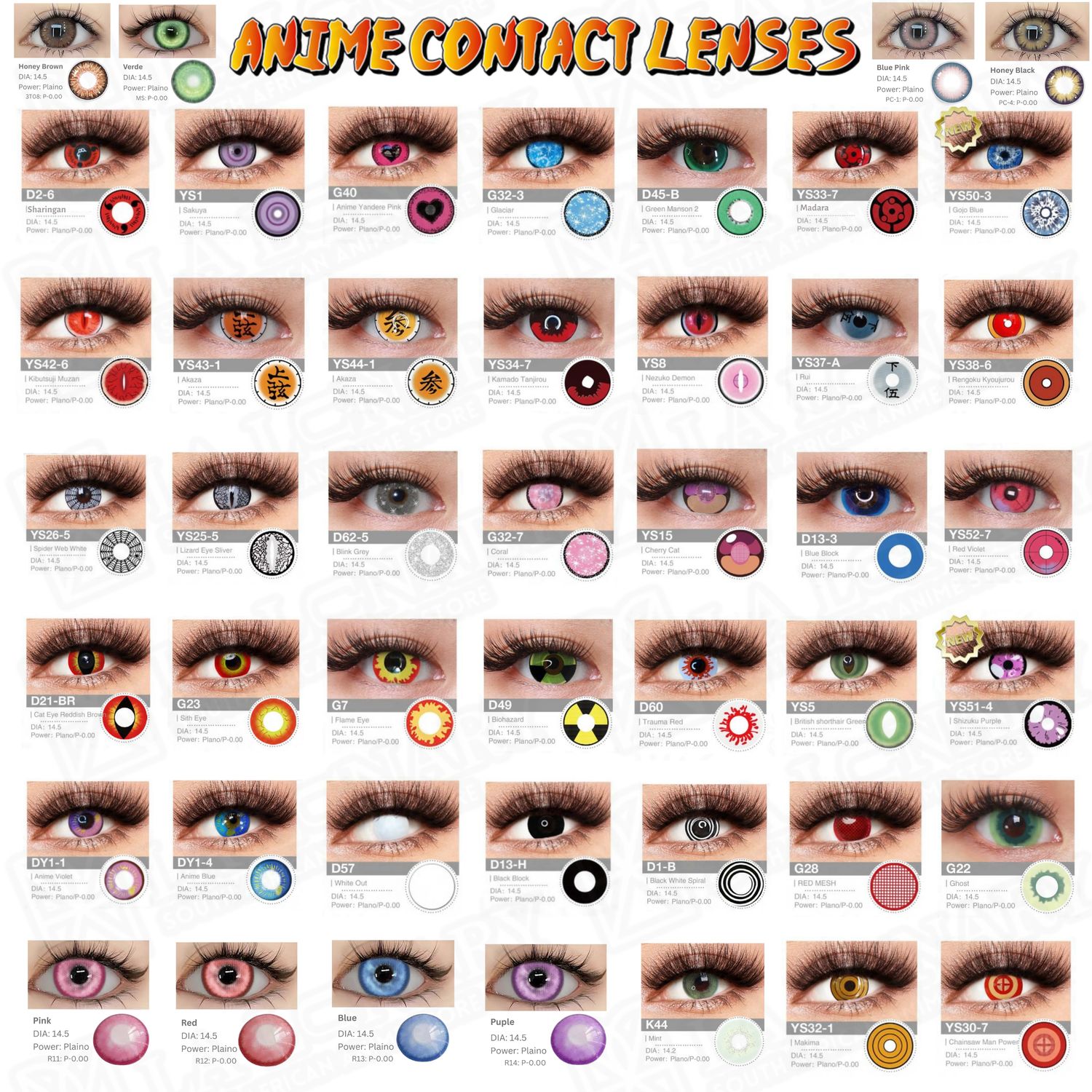 Anime Contact Lenses