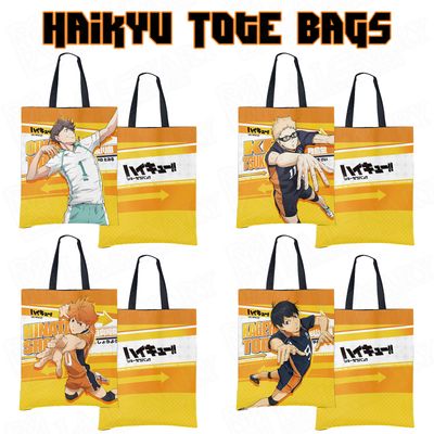 Inspired by Haikyuu!! Tote Bag - Volleyball Spirit in Style