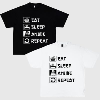 Eat Sleep Anime Repeat T-shirt/ Sweater/ Hoodie