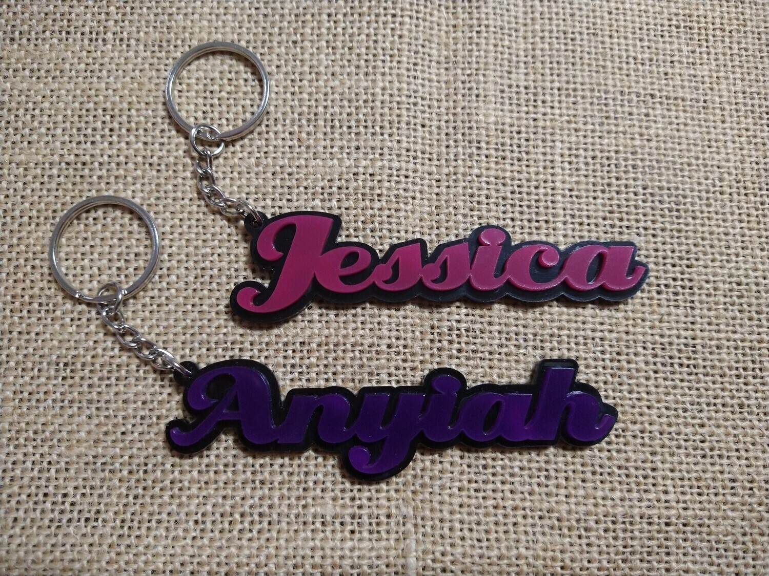 Acrylic Name Keychain