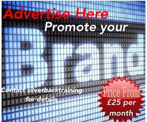 Advertising Space for hire on silverbacktraining.wordpress.com