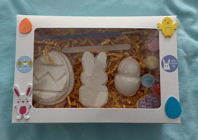 Paint Your Own Easter Bath Bomb Kit with Surprise Toy Inside