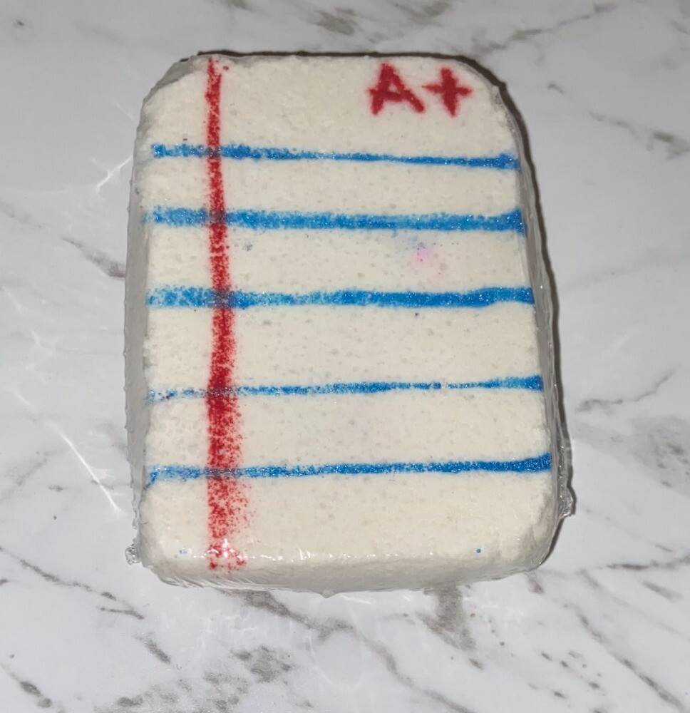 Educator Appreciation Notepaper A+ Bath Bomb