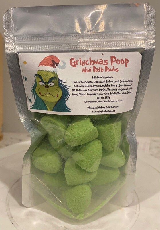 Grinchmas Poop Mini Bath Bombs