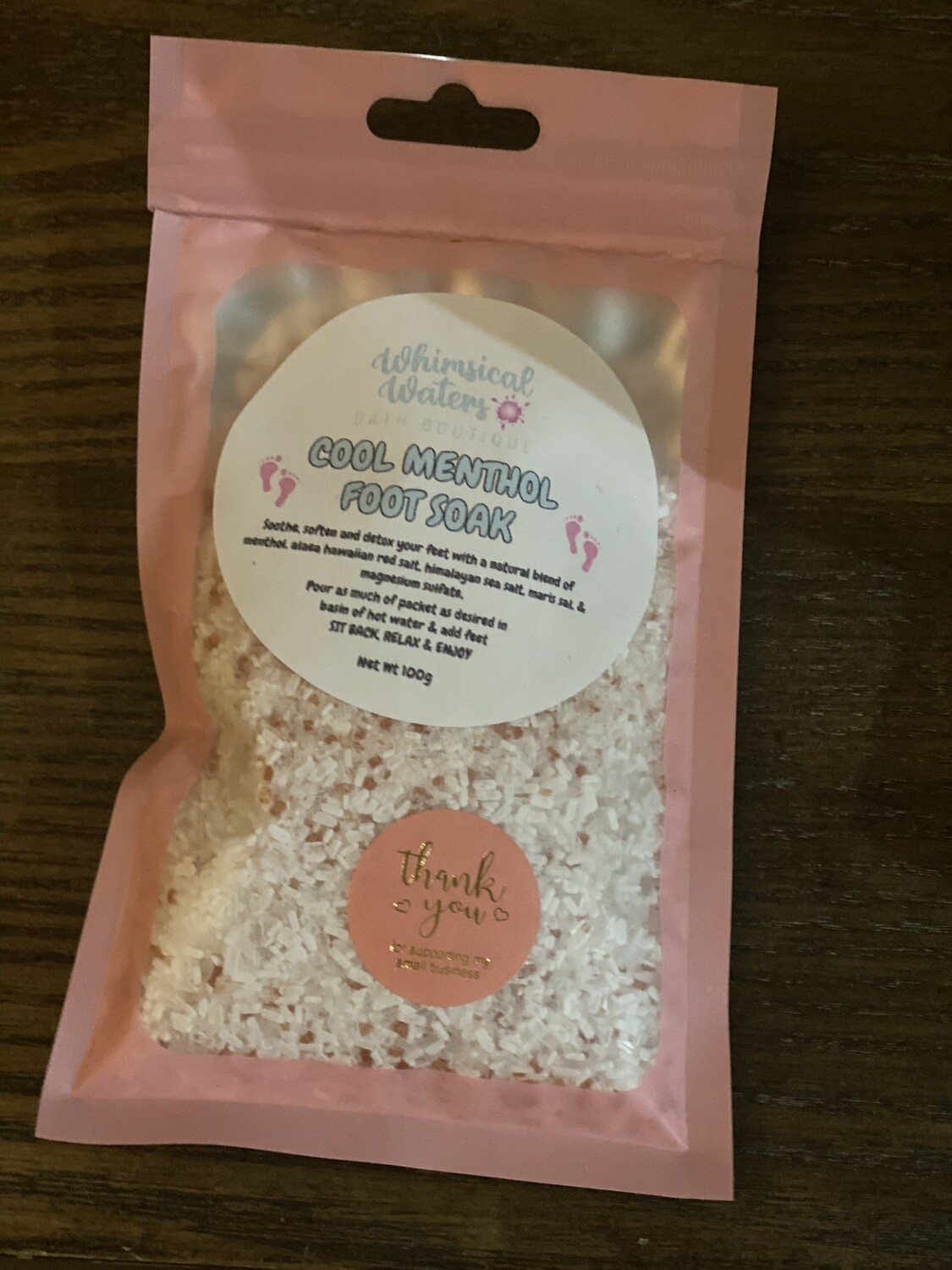 FOOT SOAKS - SOOTHING LAVENDER OR COOL MENTHOL