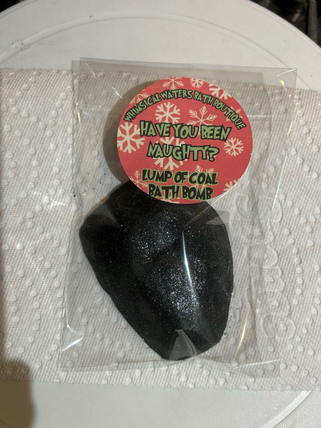 Lump Of Coal Bath Bomb