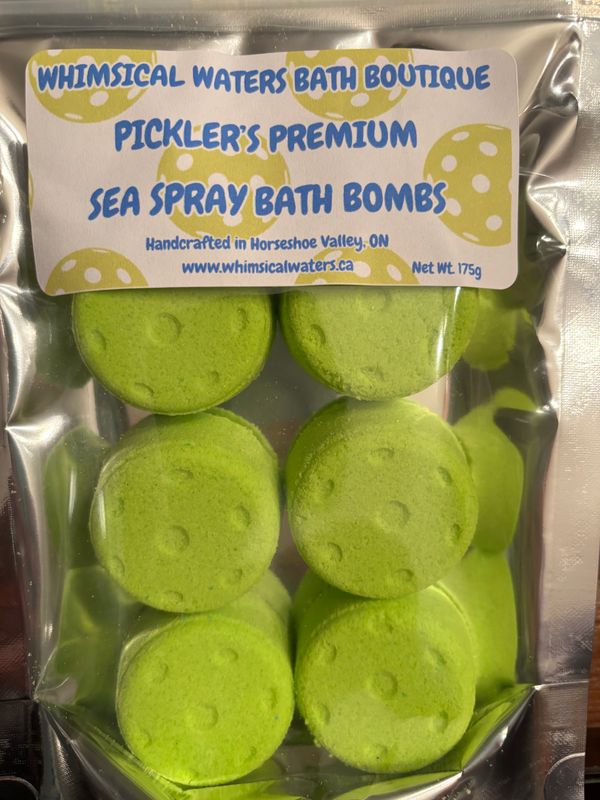 PICKLER&#39;S PREMIUM BATH BOMBS - AVAILABLE IN SEVERAL WONDERFUL SCENTS