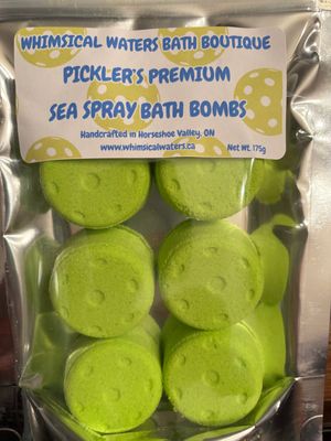 PICKLER'S PREMIUM BATH BOMBS - AVAILABLE IN SEVERAL WONDERFUL SCENTS