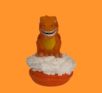 Bath Bomb with Bubble Frosting and Your Selection of Toy Topper