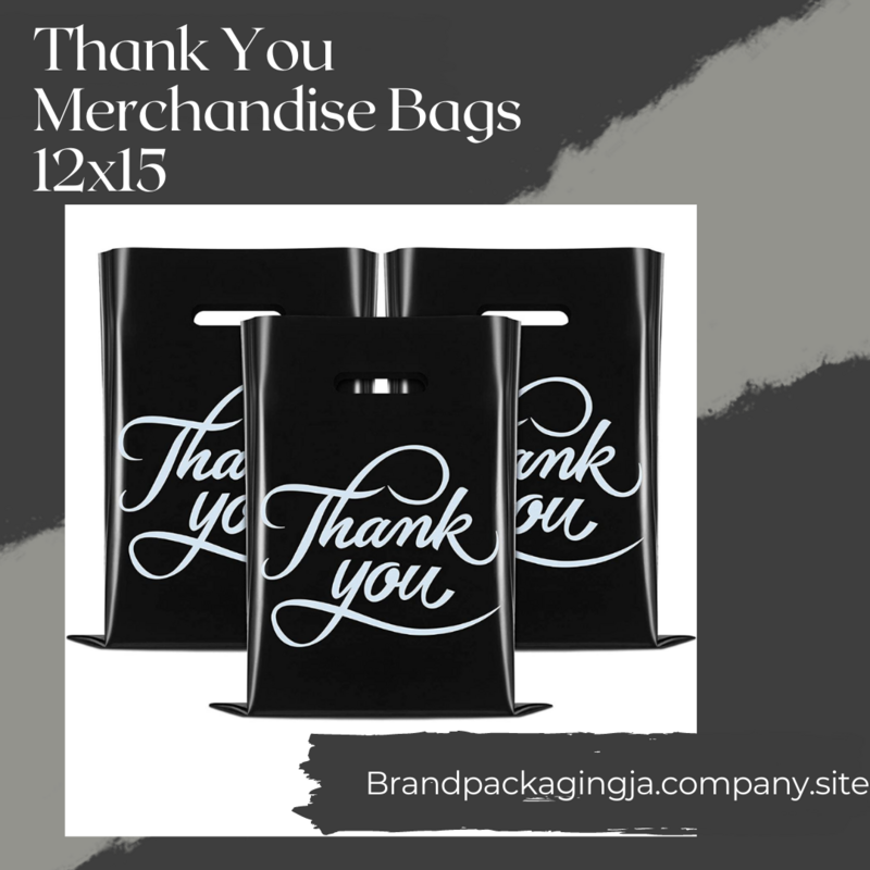 Thank you merchandise bag 12x15