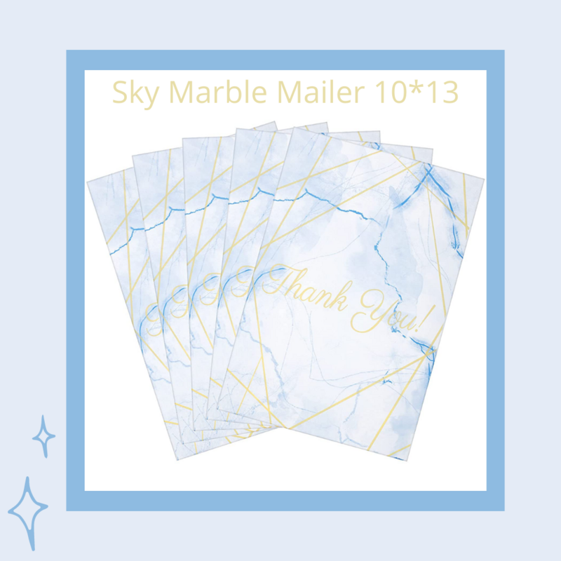 The White cloud ☁️ Sky marble mailer10*13
