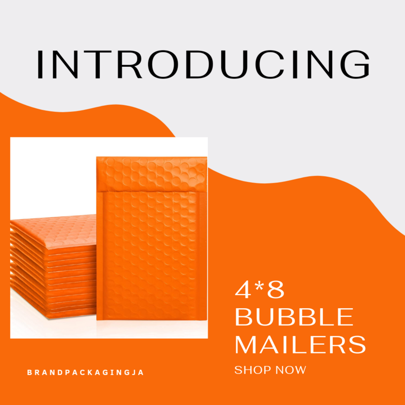 Orange 🧡 Bubble Mailers 4*8