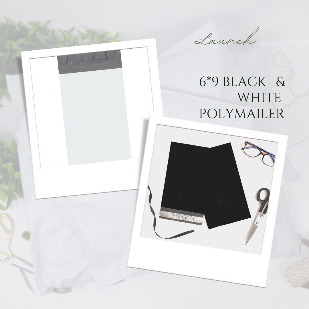 Black or White 6*9  Polymailer