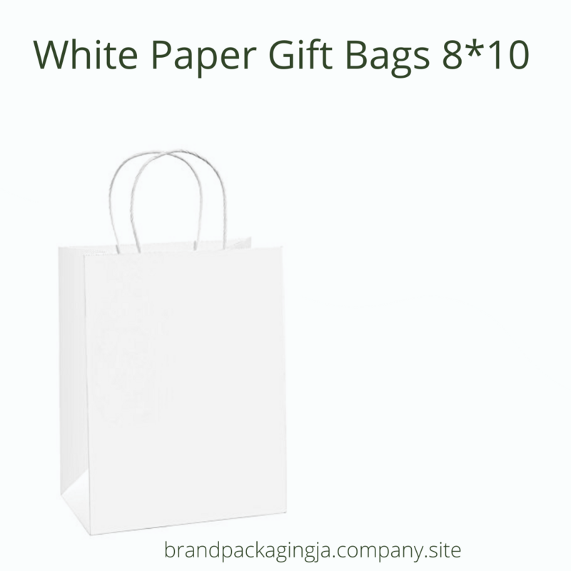 White paper bag 8*10