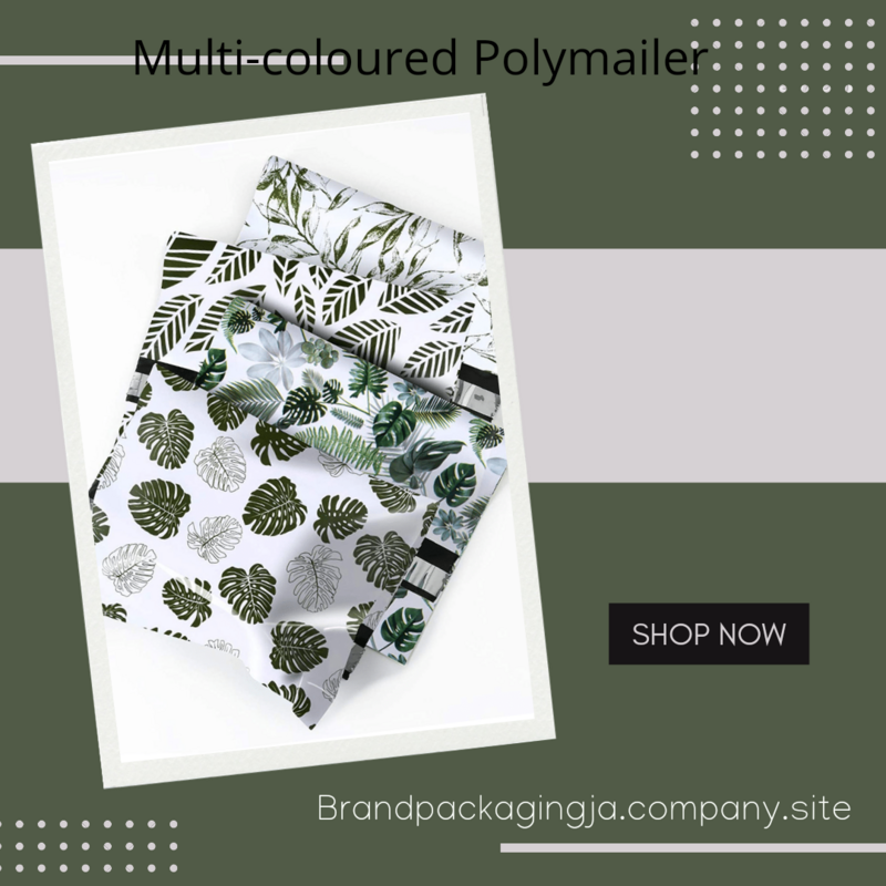 Poly Mailers Shipping Bags (Green &amp; White) 10*13