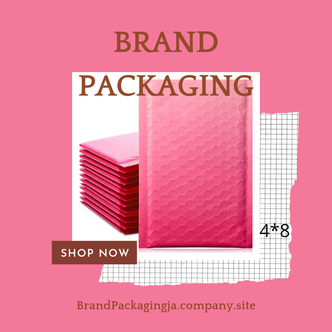 Designer Pink gradient Bubble Mailer 4*8