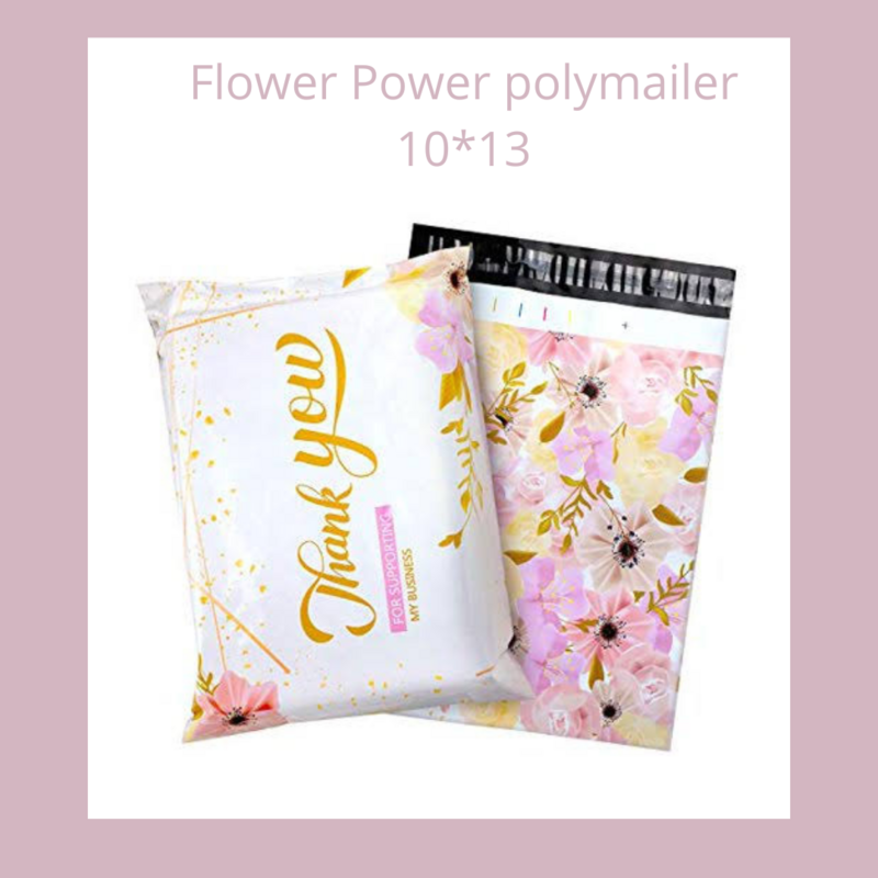 Flower Power polymailer 10*13