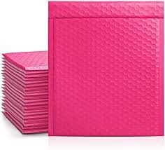 Pink Bubble mailers 8*12