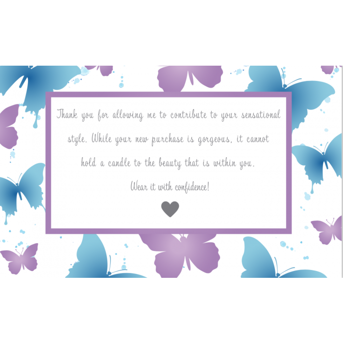 Butterfly business card 