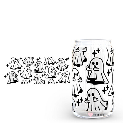 Middle finger Ghost 16oz 