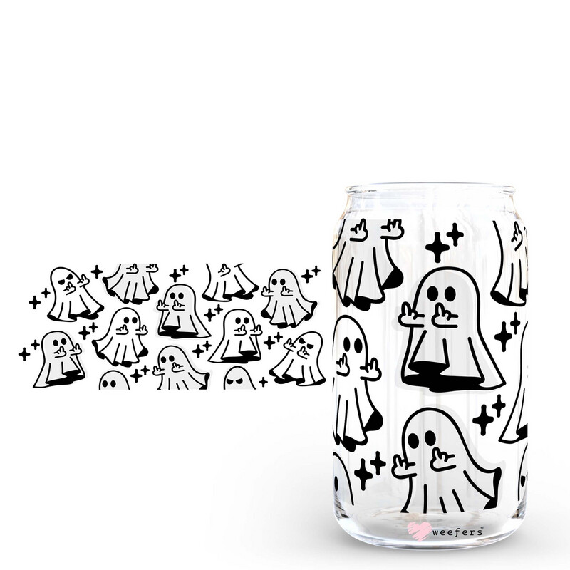 Middle finger Ghost 16oz 