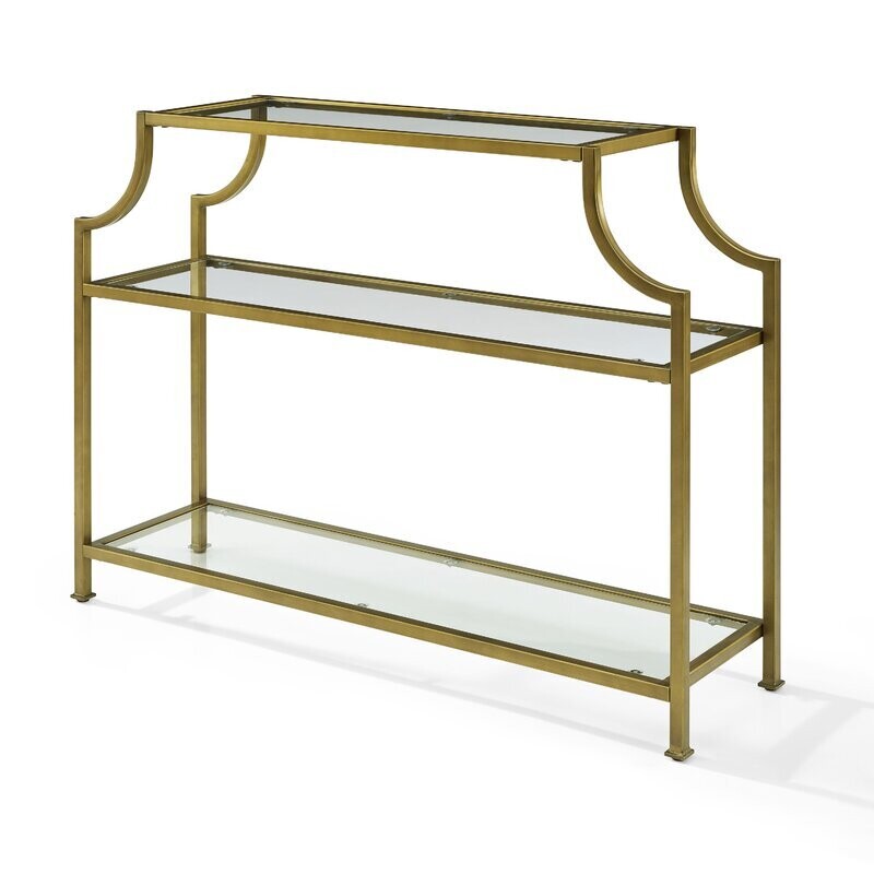 43&quot; Console Table in Gold