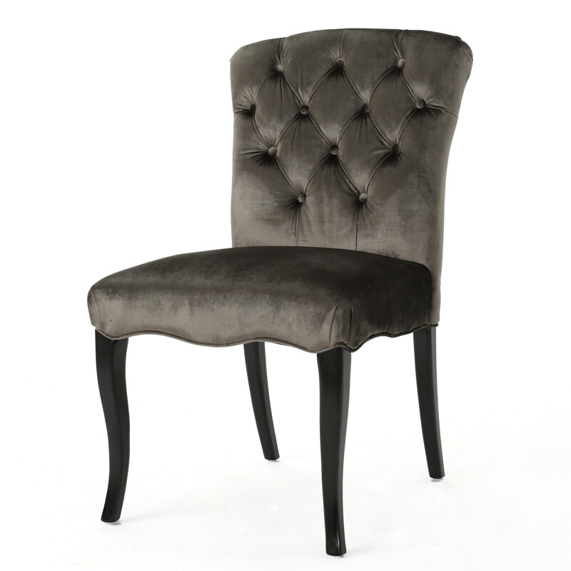 French Country Upholstered Dining Chair (Set of 2)
