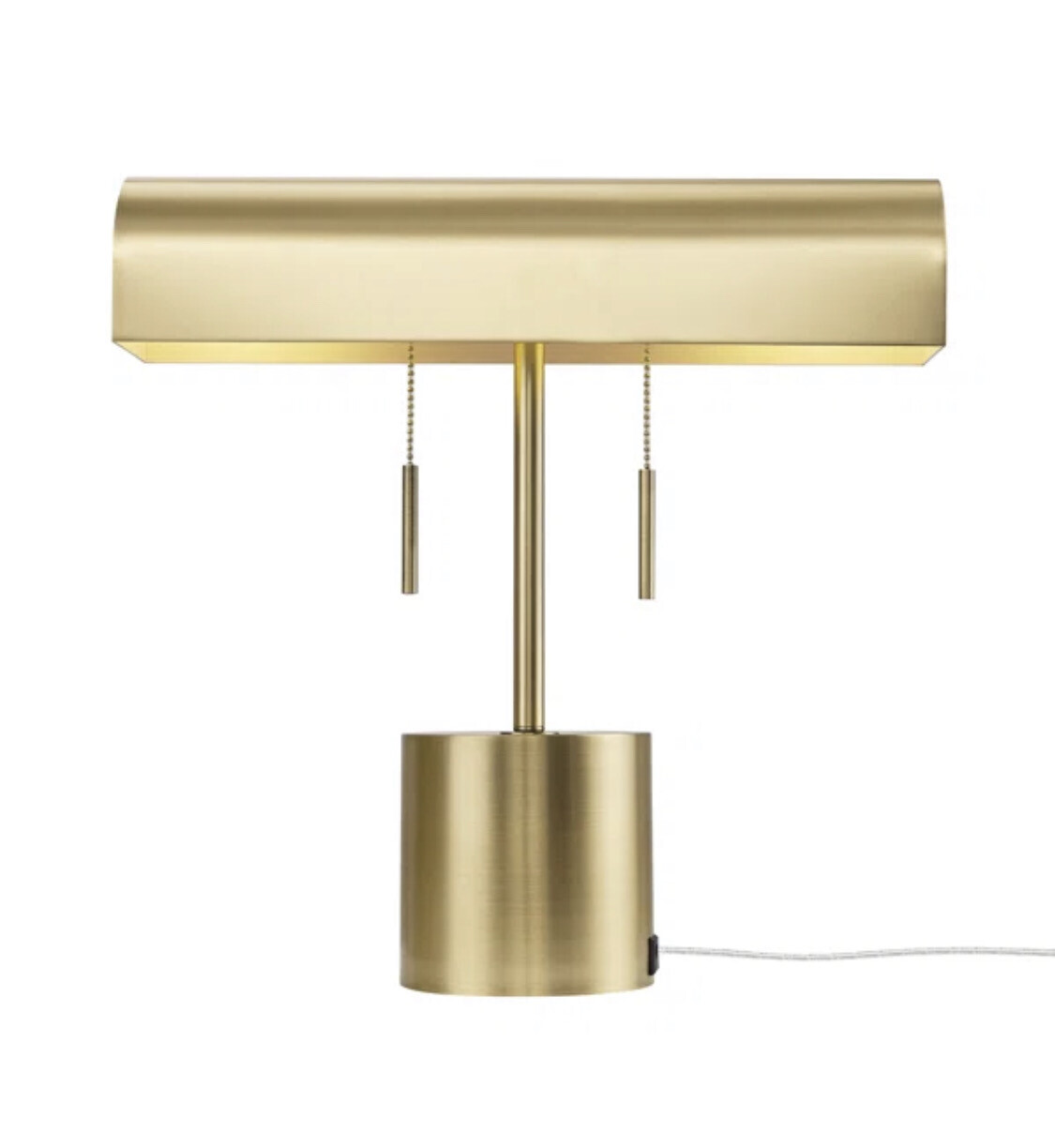 16-inch Golden Vintage Style Desk Lamp with USB