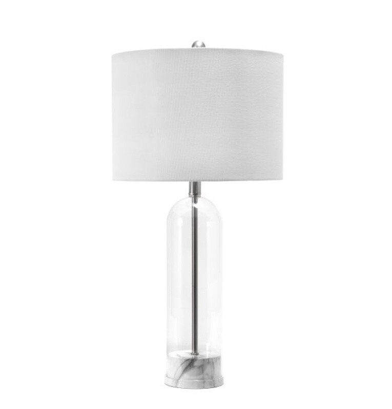 28-inch Tubular Glass Table Lamp (Set of 2)
