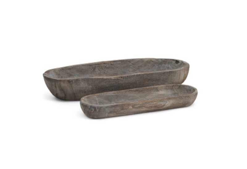 18&quot; Wood Dough Bowl Decor