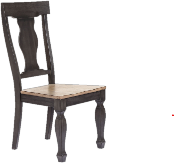 Grondin Solid Wood Two-tone Side Chair