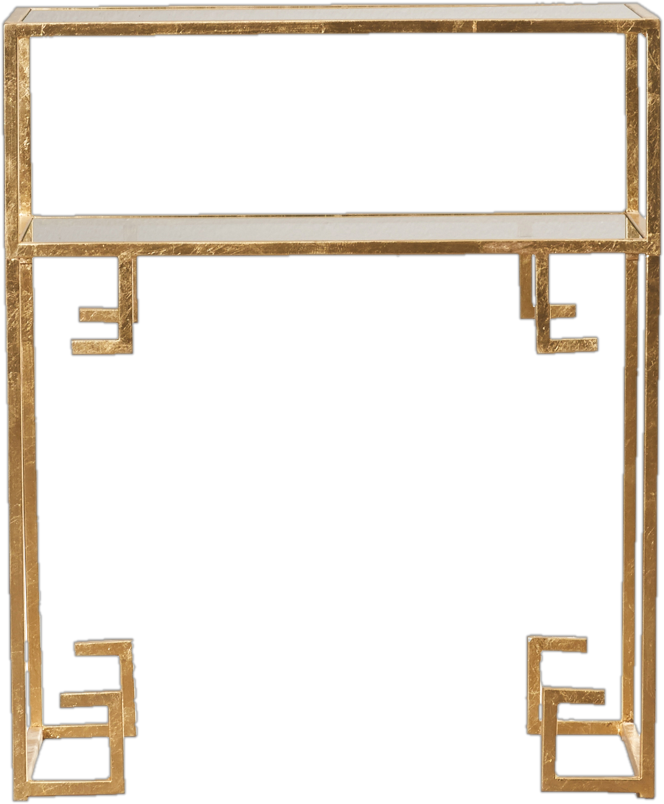 Safavieh Sled End Table in Gold